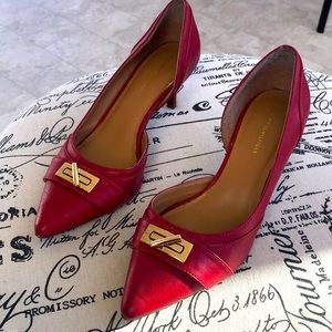 Red Tommy Hilfiger high heels